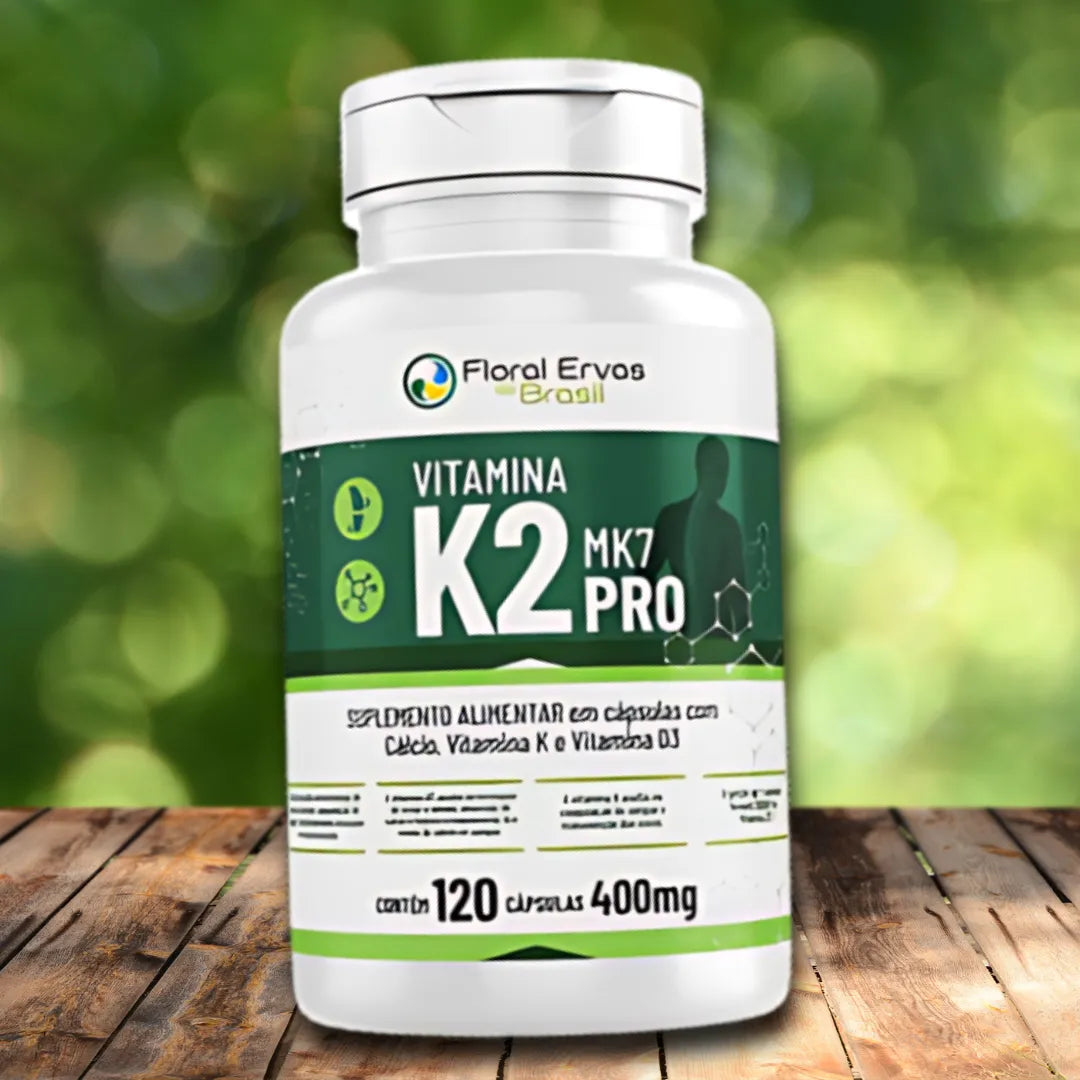 Vitamina K2 MK7 Pro 400mg + Cálcio e Vitamina D3 - Elite Fit Oficial