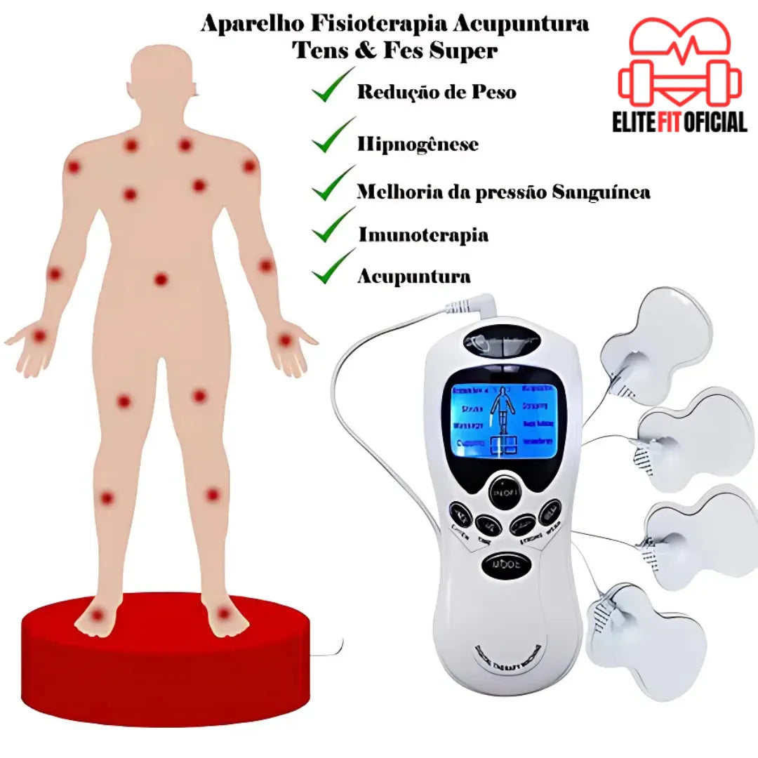 Massageador Elétrico Terapia Digital Acupuntura - Elite Fit Oficial