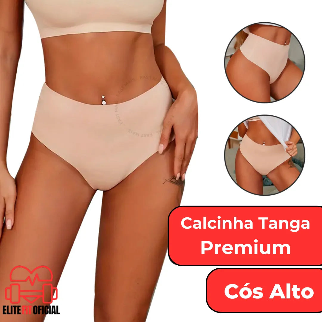 Kit 3 Calcinhas de Algodão Premium Sem Costura Com Forro - Elite Fit Oficial