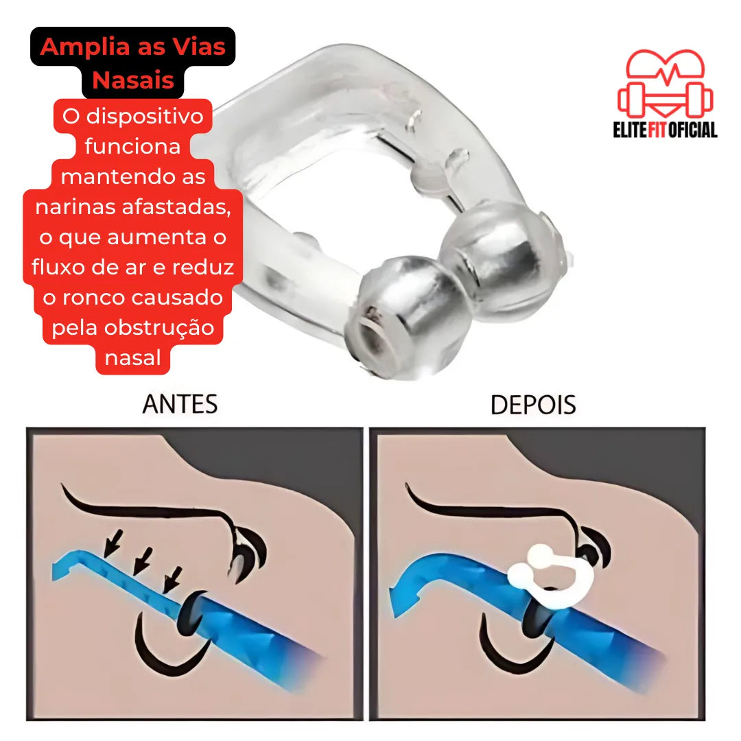 Compre 1 Leve 2 Clipes Nasal Anti Ronco e Apneia - Elite Fit Oficial