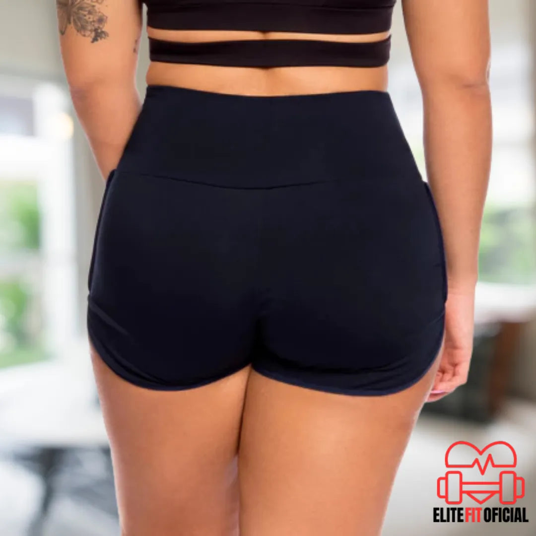 Short Fitness Pala Dupla Fenda Secsy - Elite Fit Oficial