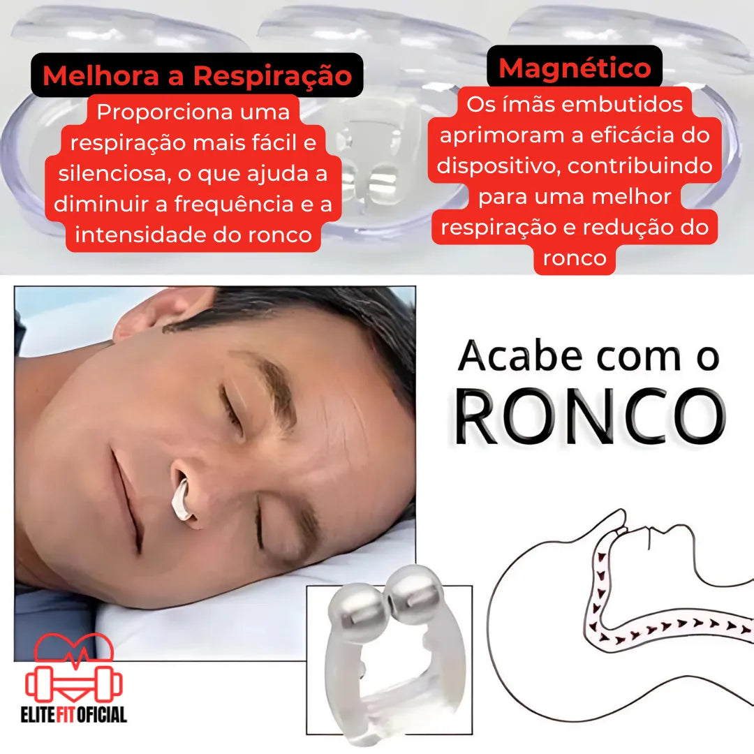 Compre 1 Leve 2 Clipes Nasal Anti Ronco e Apneia - Elite Fit Oficial