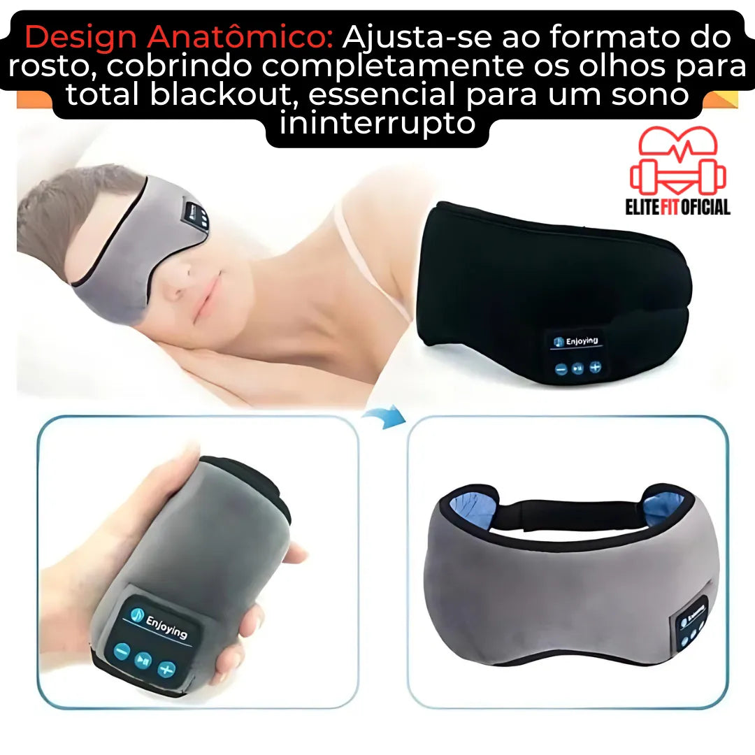 Fone Bluetooth Máscara Almofada - Elite Fit Oficial