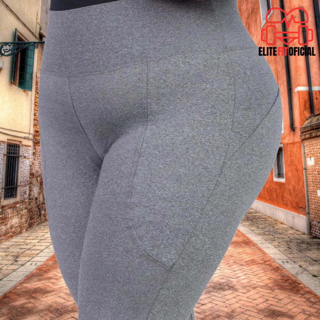 Calça Legging Premium Plus Size Levanta Bumbum Cintura Alta - Elite Fit Oficial