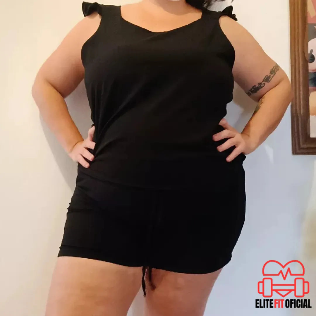 Conjunto Short e Bermuda Plus Size Extra Confort - Elite Fit Oficial