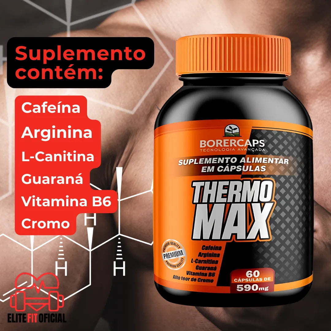 Termogênico Thermomax 590mg  - Elite Fit Oficial