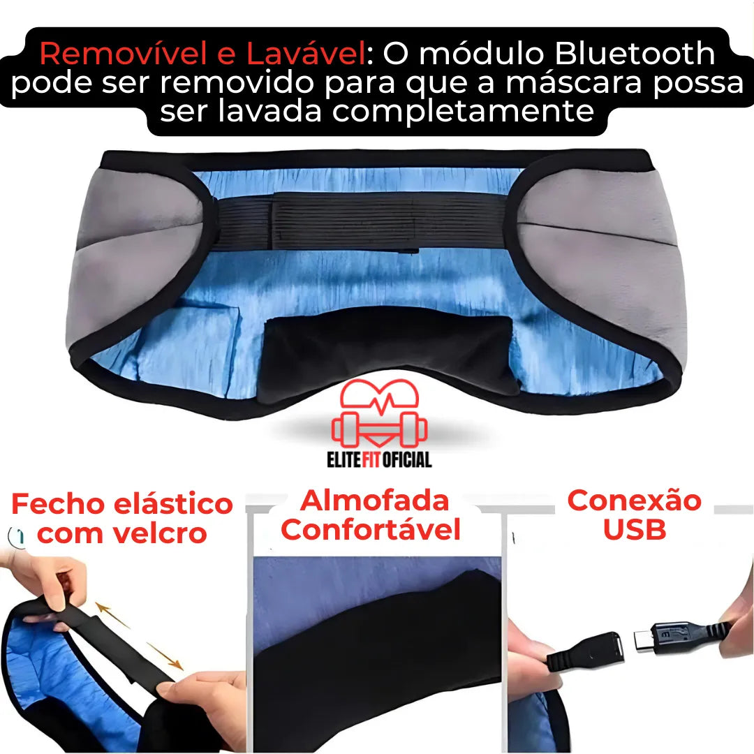 Fone Bluetooth Máscara Almofada - Elite Fit Oficial