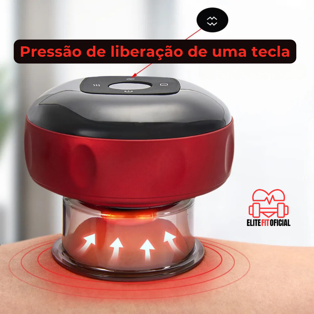 Massageador com Ventosa e Terapia por Luz Vermelha – Elite Fit Oficial