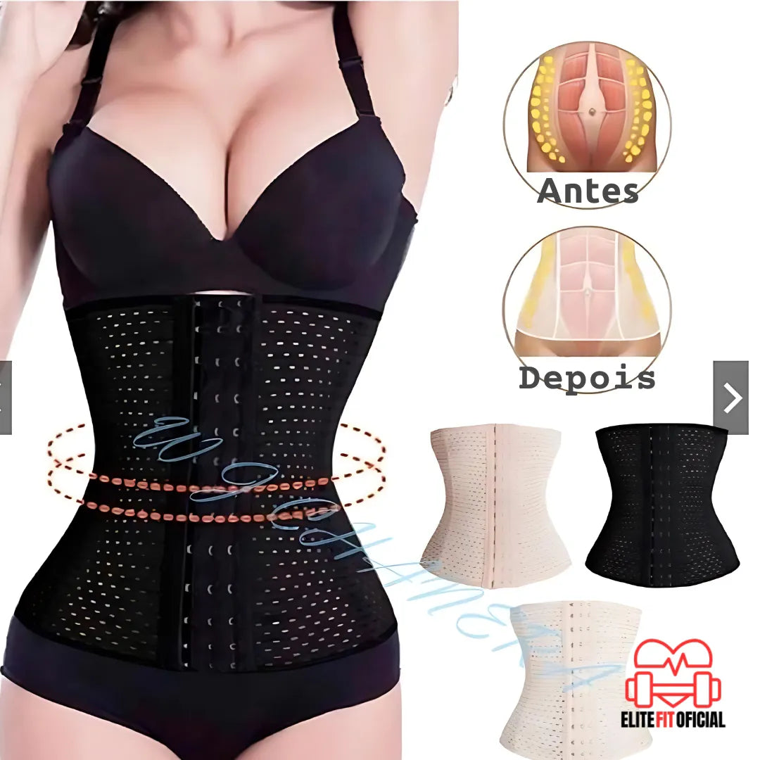 Compre 1 Leve 2 Cinta Elástica Afina e Modela Cintura - Elite Fit Oficial