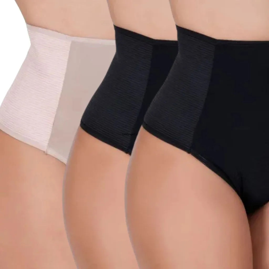 Kit 3 Calcinhas Segura Barriga Panty Shaper - Elite Fit Oficial